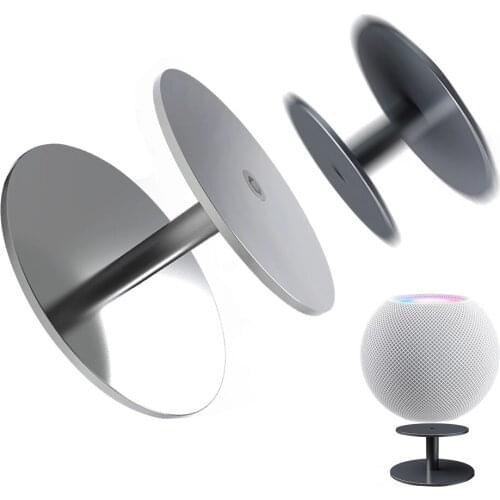 Apple Smart Speaker Stand Metal Stainless Steel Bracket Portable Desktop Holder for Homepod Mini Loudspeaker Accessory Anti Slip