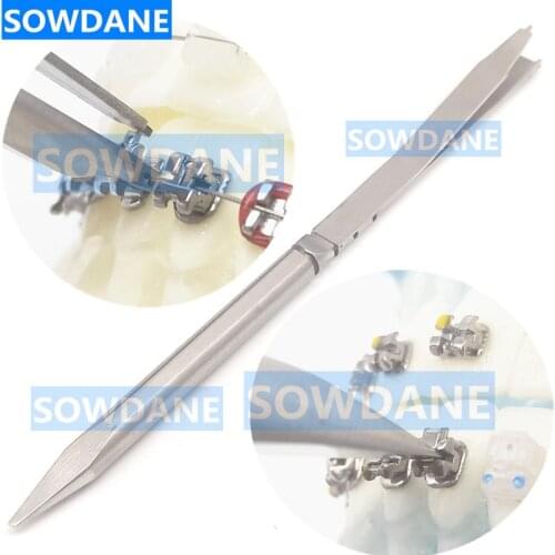 Dental Opener Oral Care Tool for Opening Orthodontic Self Ligating Passive Bracket Brace Stainless Steel