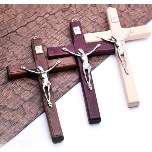 7*12cm Jesus Ornaments Christ Christian Crucifix Jesus Decoration Home Wall decor Cross
