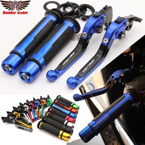 Motorcycle Adjustable Folding Brake Clutch Levers Handlebar Hand Grips For Yamaha YZF R6 YZFR6 1999 2000 2001 2002 2003 2004