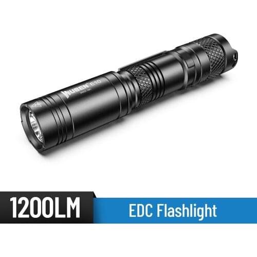Wuben E10 professional outdoor strong light flashlight mini portable 18650 battery direct charging 1200 lumen LED flashlight