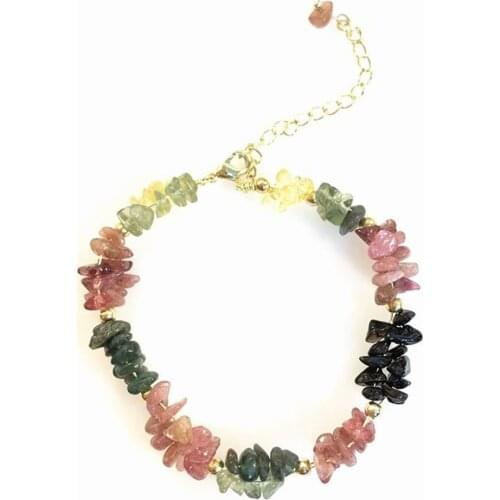 Natural Freshwater Pearl Bracelet Colored Stones Gifts Women Vintage Jewlery Colorful Pearl Bracelet