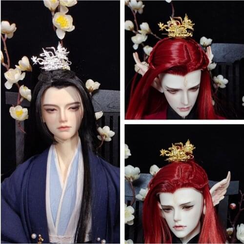 1/3 Scale BJD Ancient Costume Wig Head Accessories Headwear Hairpin Hair Crown For BJD/SD SD13 Girl or Uncle Doll B0302