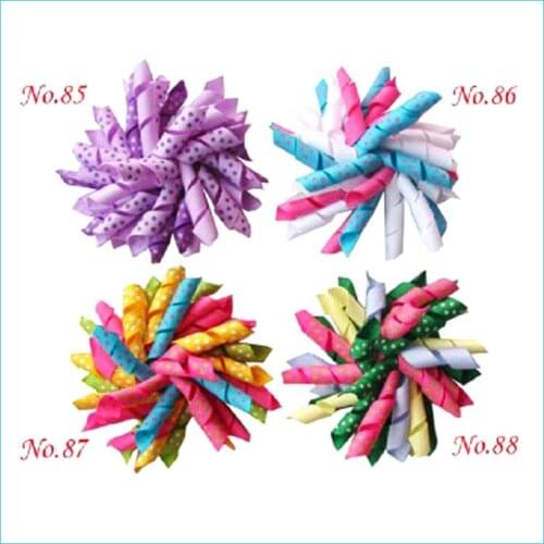 100 pcs 3.5"Corker Hair Bows Free Shipping Hair Accessories With Pure Manual Crafts Animal Print Children