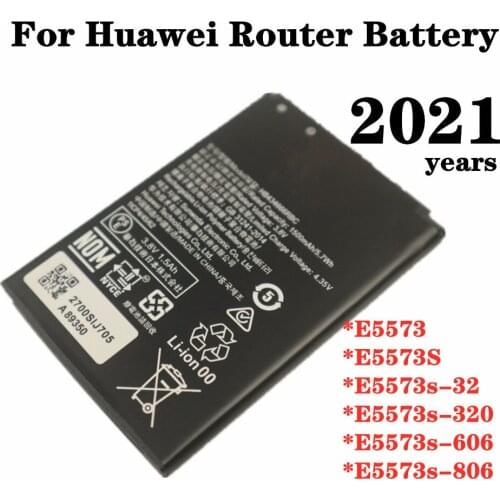 2PCS HB434666RBC Router Battery 1500mAh For Huawei Router E5573 E5573S E5573s-32 E5573s-320 E5573s-606 E5573s-806 Batteries