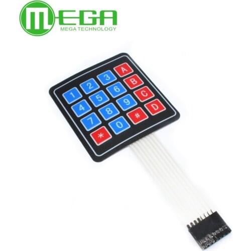 20 PCS/LOT 16 Key 4 x 4 Membrane Switch Keypad 4x4 4*4 Matrix Array Matrix keyboard