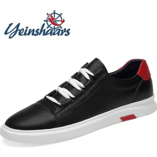 2021 High Quality Sneakers Men Casual Fashion Shoes Male Non-Slip Outdoor Flats Genuine Leather Leisure Walk Handmade Footwear