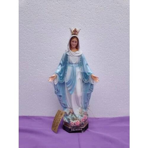 Large Catholicism holy figure The virgin without original sin Goddess Madonna Lude HOME family protection pray blessing statue