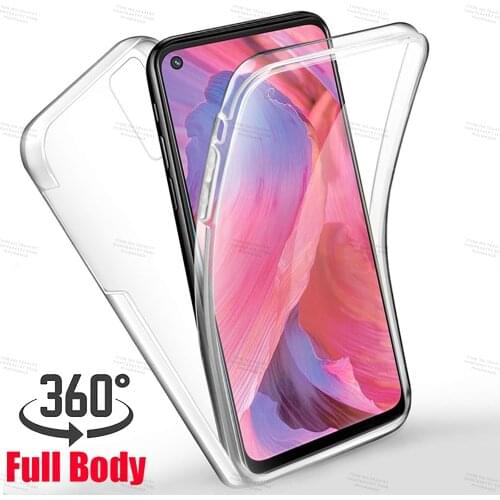 Case For Oppo A74 5G 6.5inch Double Side Silicone TPU Transparent Coque for oppo A94 A54 A74 5G appo A93 5G Soft cover coque