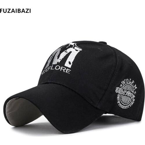 FUZAIBAZI Fashion New Adult Hat Spring Cotton Baseball Caps For Mens Womens Adjustable Size Snapback Brands Sports Tide Cap