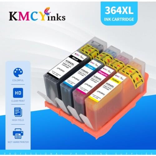 KMCYinks 364XL 364 Compatible Ink Cartridge for HP364 xl Photosmart 5520 5524 6510 6520 7510 B109 B110 B209 B210 C309 C310 C410
