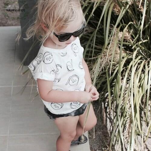 Summer Children T Shirt 2021 New Brand Baby Boy Girl Cartoon Tops Kid Toddler Short Sleeve T-shirts Unisex Kids Clothing Cute