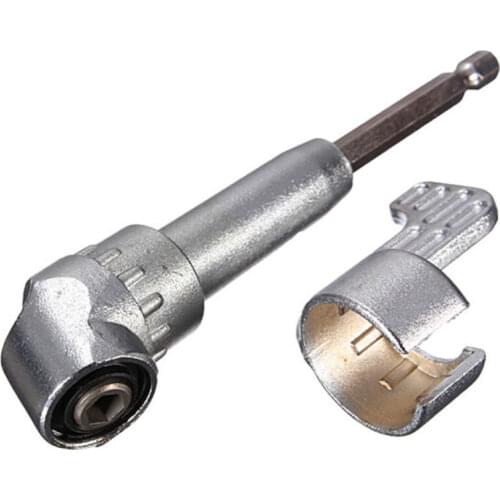 Magnetic 105 degree Screwdriver Corner Angle Driver 1/4 Hex Screwdriver Holder Power Drill Bit Adjustable