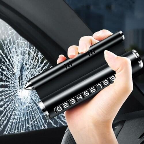 Metal Temporary Parking Number Plate Aroma Bracket Safety Hammer for Volvo S40 S60 S80 XC60 XC90 V40 V60 C30 XC70 V70