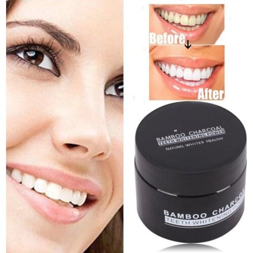 Natural Tooth Teeth Whitening Powder Smoke Coffee Tea Stain Remove Oral Hygiene Dental Care Bamboo Activated Charcoal Powder 20g
