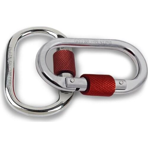 O Shape climbing Carbiner Key Hooks Climbing yoga hammock Ascend Safety Master Lock Outdoor Protective Protective Equipment