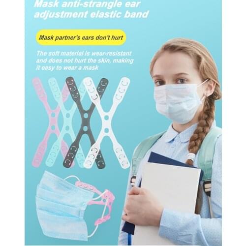 Mask Lanyard Holder Four Gear Adjustable Anti-slip Mask Ear Mascarillas Extension Hook Face Masks Buckle Holder Masque Hooks