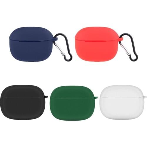 Silicone Case Cover, Anti-Lost & Shockproof Protective Cover and Skin for FlipBuds Pro Earbuds Charging Case w/ Keychain