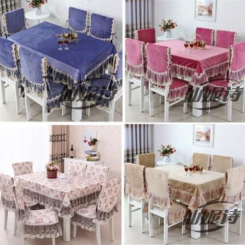 High Grade Fabric Tablecloth Rectangle Elegant Hollow Embroidered Floral Thick Table cloth Wedding Party Decor Table Covers A2
