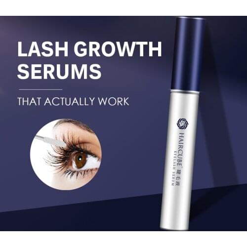 HAIRCUBE Eyelash Growth Serum Natural Nourishing Eyelashes Essence Liquid for Longer Fuller Thicker Lashes Eyelash Enhancer