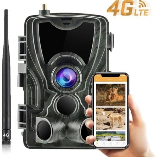 Free APP Cloud Service 4G Trail Camera Wildlife Hunting Camera Surveillance Cellular Mobile Wireless Cameras HC801LA Photo Trap