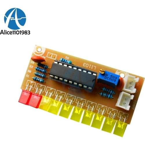 Funny 10 Audio Level Indicator LM3915 DIY Kit Electronic Audio Indicator Suite
