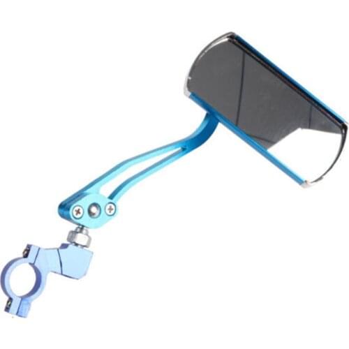 Mini Handlebar Glass Mirror Rear View 360 Degree Cycling Classic Rear View Mirror Handlebar Flexible Safety Rearview