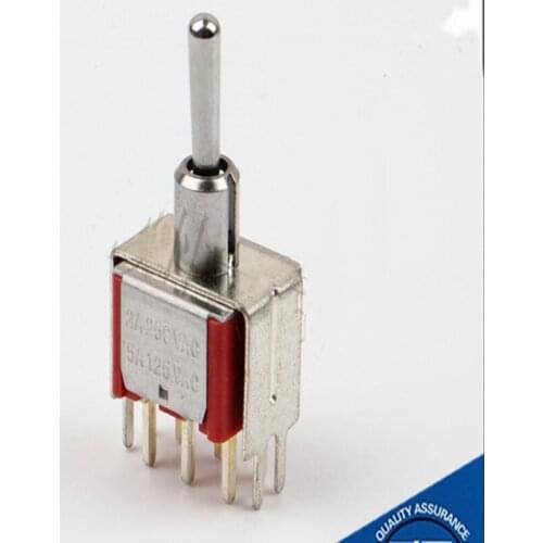 1Pcs toggle rocker switch button connector 3 feet 2 gear drone RC airplane accessories MTS-102-A2-N2SH