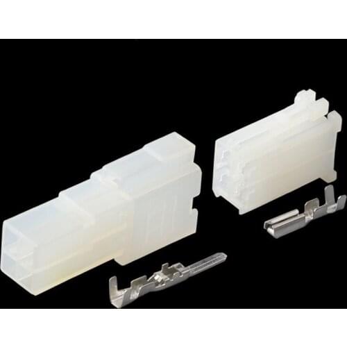 100Sets 4 Pin Female Male Automotive Electri Harness Electric Cable Connector Sockets MG610159 MG620160