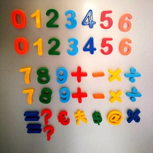 26 pcs Alphanumeric A - Z Letters Numbers Refrigerator Fridge Magnet Stickers Kids Math Toys Educational Learning Toys