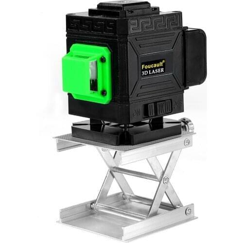 3D 12-line Green Laser Level with 360° Emission Angle High-precision Strong Light with Bluetooth Application Function