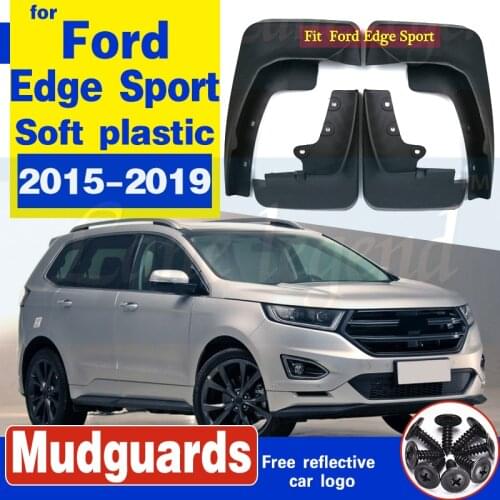 4Pcs Car Rear Front Mud Flaps Mudguards Fender Flares Splash Guards for Ford Edge Sport 2015 2016 2017 2018 2019