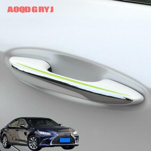 ABS Chrome For Lexus ES350 300h 2019-2020 Car Door Handle Moulding Covers Trim Car modification Auto parts