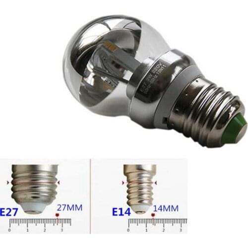 E27 Shadowless light bulb E14 Medical bulb Semi-plated mercury light bulb half plating reflection bulb led side Glowing E14 220V