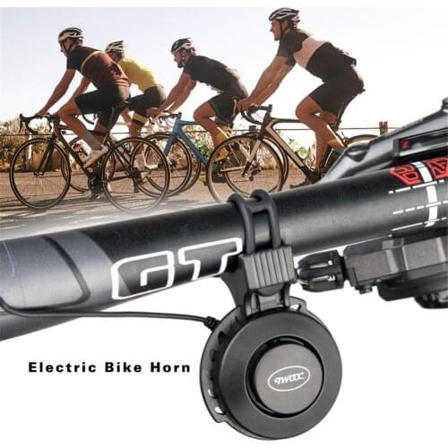 Electric Bike Horn Waterproof USB Charging Electronic Bicycle Bell Riding Equipment Mini Alarm Bells Outdoor Cycling Accessories
