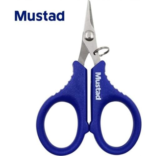 MUSTAD Tool MT112 Small Fishing Scissors Line Cutter Cutting Lures Stainless Steel Accessary