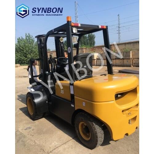 New diesel hydraulic forklift 3.5ton forklift truck CE certification storage equipment Lifting transport machine SYF35