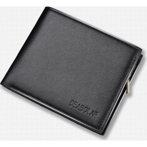 New wallet fashion casual wallet anti-theft wallet credit card bag SIM wallet PU waterproof anti-theft multifunctional wallet