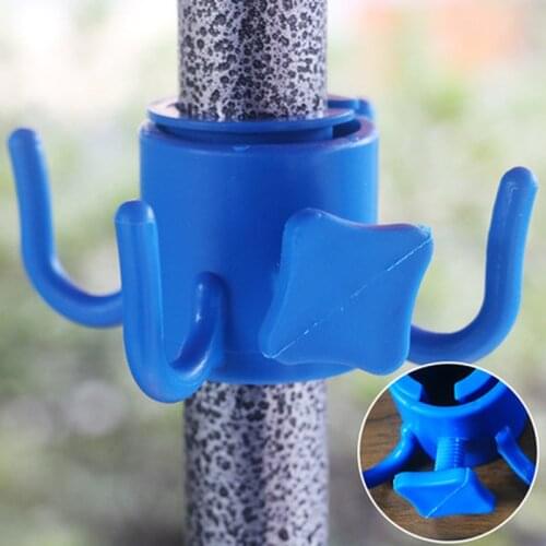 Beach Umbrella Tools Outdoor Travel Bcolumn Umbrella Four-legged Plastic Hook Mini Four-corner Hooks Accessories