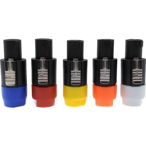 Speakon Connector NL4FX 4 Pole Plug Male Speaker Audio 4 pin connector led connector