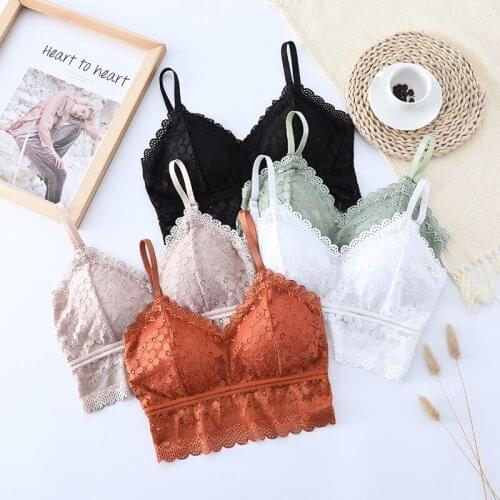 Sexy Womens Lace Camisole Summer Wild Sexy Backless Tube Top Comfortable Underwear Solid Color Inside Wear