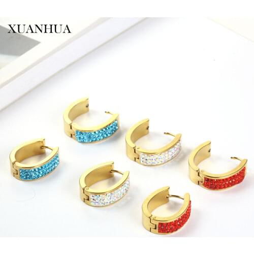 XUANHUA Stainless Steel Earrings For Women Star Earrings Jewelry Accessories Earings Fashion Jewelry Free Shipping Wholesale