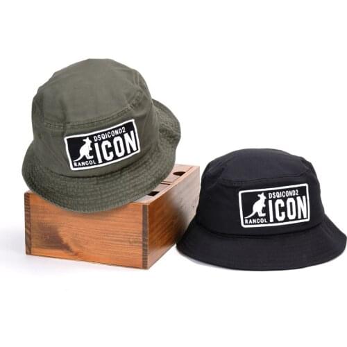 Kangaroo hat foldable cotton fisherman hat spring and summer Korean outdoor sun hat basin hat for men and women couples