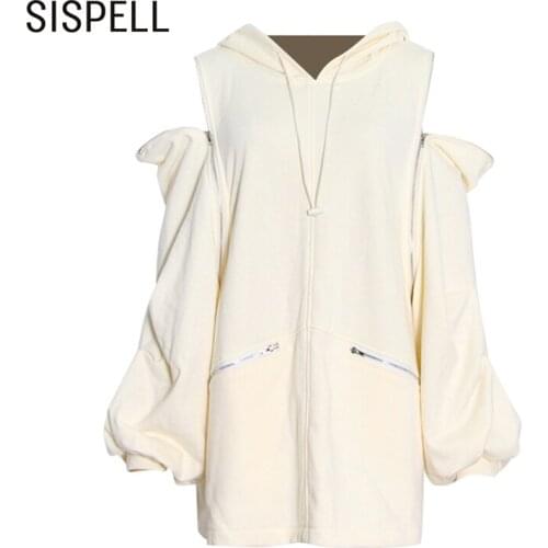 Женские длинные толстовки SISPELL China At AliExpress