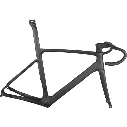 ALL Inner Cable Carbon Fiber T1000 UD Weave BB86 Di2 And Mechanical Both Compatible Disc Brake Road Bike Frame TT-X23