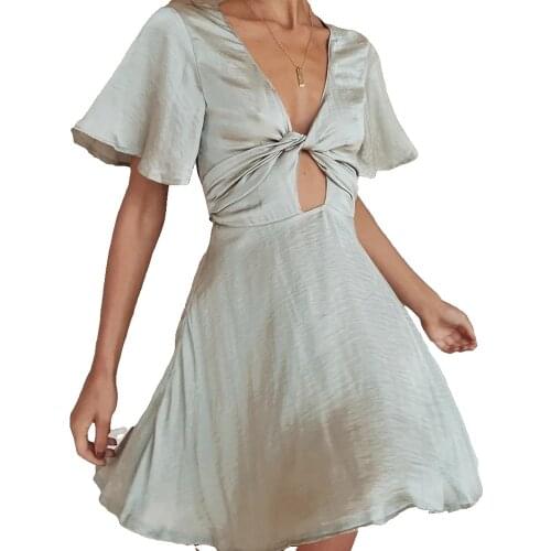 WTBERGER Summer Silk Dresses