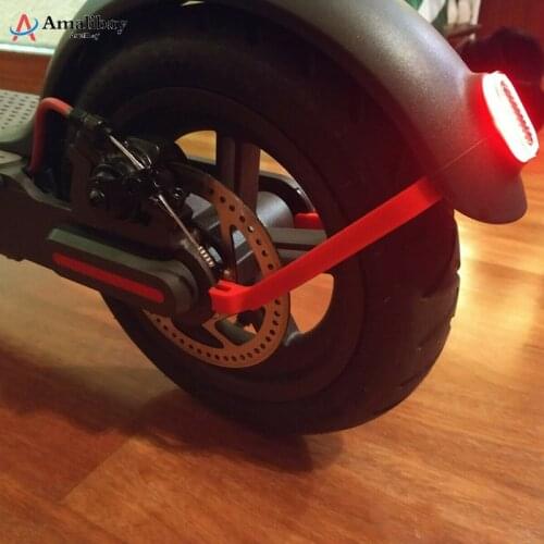 3D Printed Rear Mudguard Support for Xiaomi M365 Pro Fender Protection Cable Rear Tail Light M365 Scooter Accessories Parts