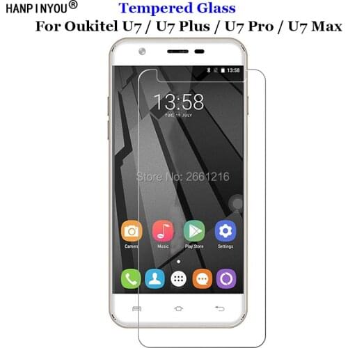 For Oukitel U7 / U7 Plus / U7 Pro / U7 Max 5.5" Anti-Scratch Tough Tempered Glass 9H 2.5D Premium Screen Protector Film Guard