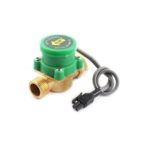1/2BSP Male to 1/2BSP Female Thread Water Flow Sensor Switch 5L/min 120W