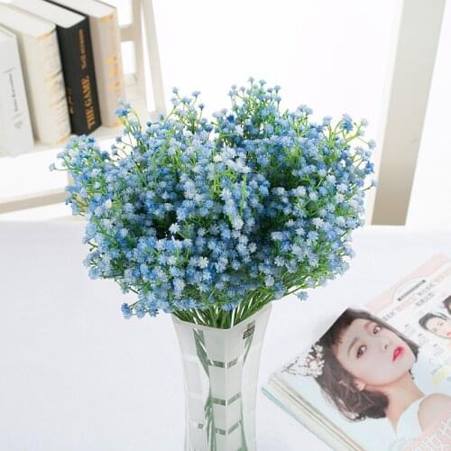 1Pcs 50cm Healthy Artificial Flowers Fake Gypsophila DIY Floral Bouquets Arrangement Wedding Home Decoration Flowers